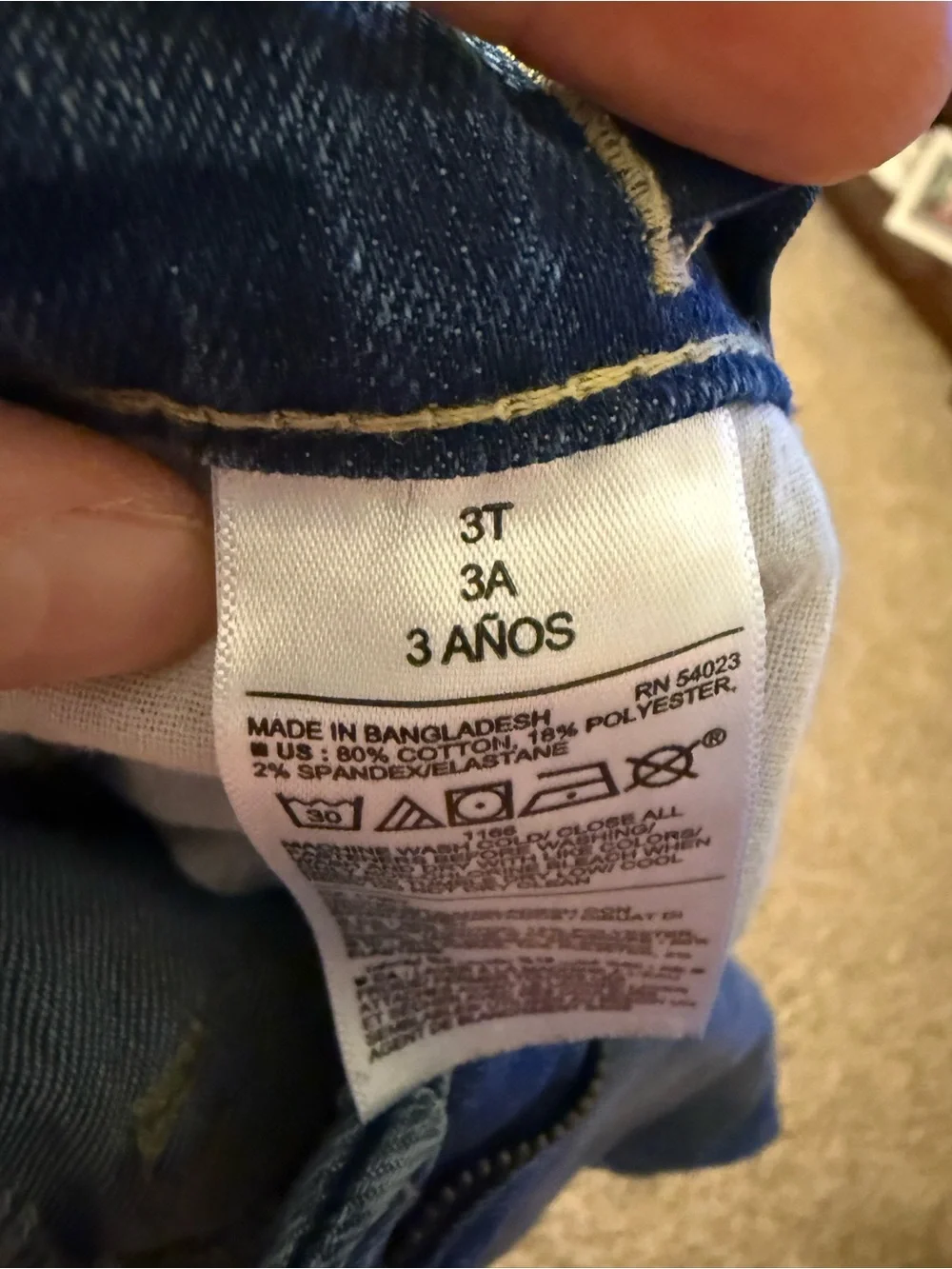 Old Navy Boys Medium Blue Stretch Straight Leg Jeans